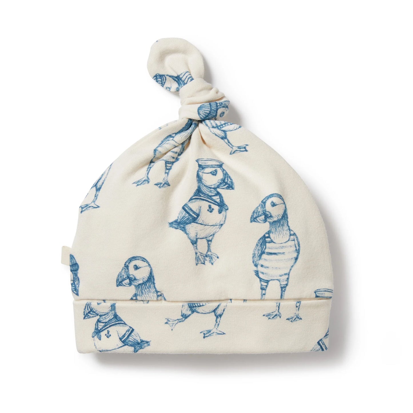 Organic Knot Hat - Petit Puffin