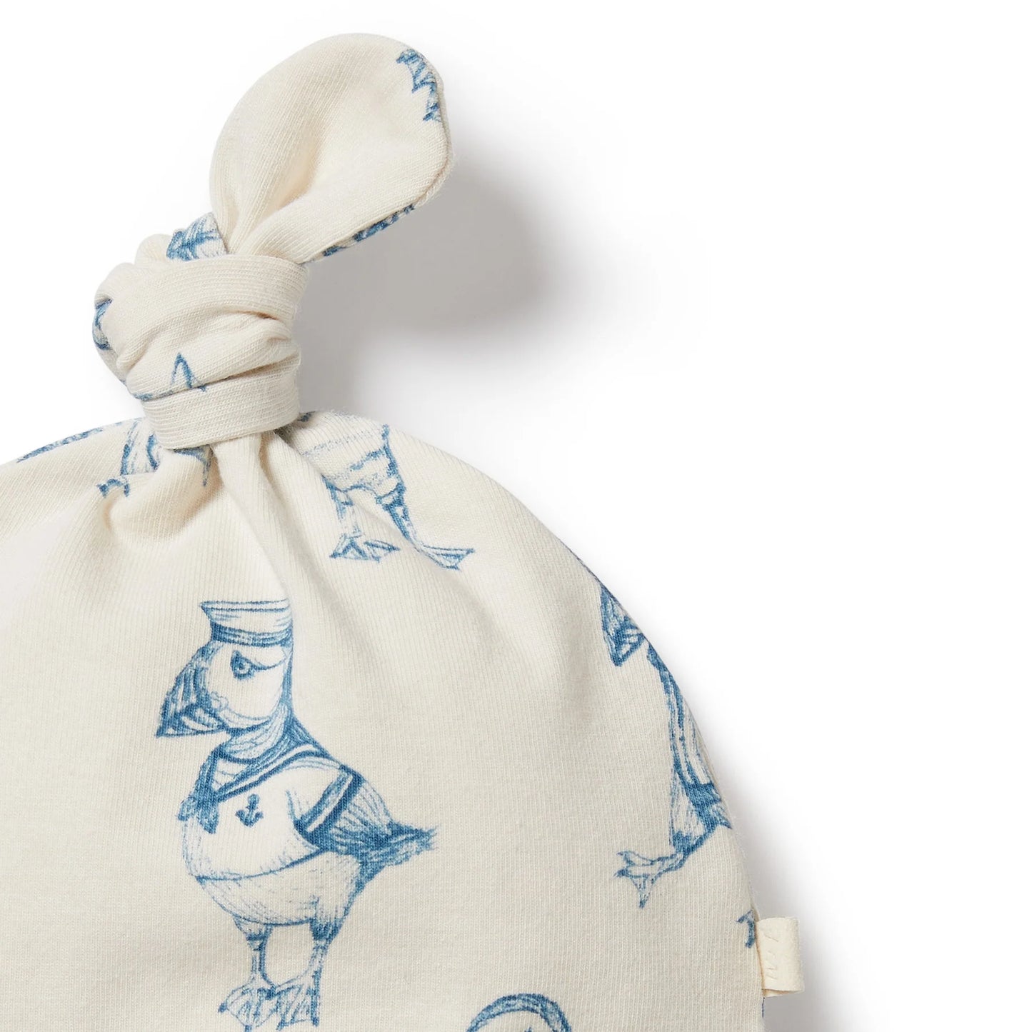 Organic Knot Hat - Petit Puffin