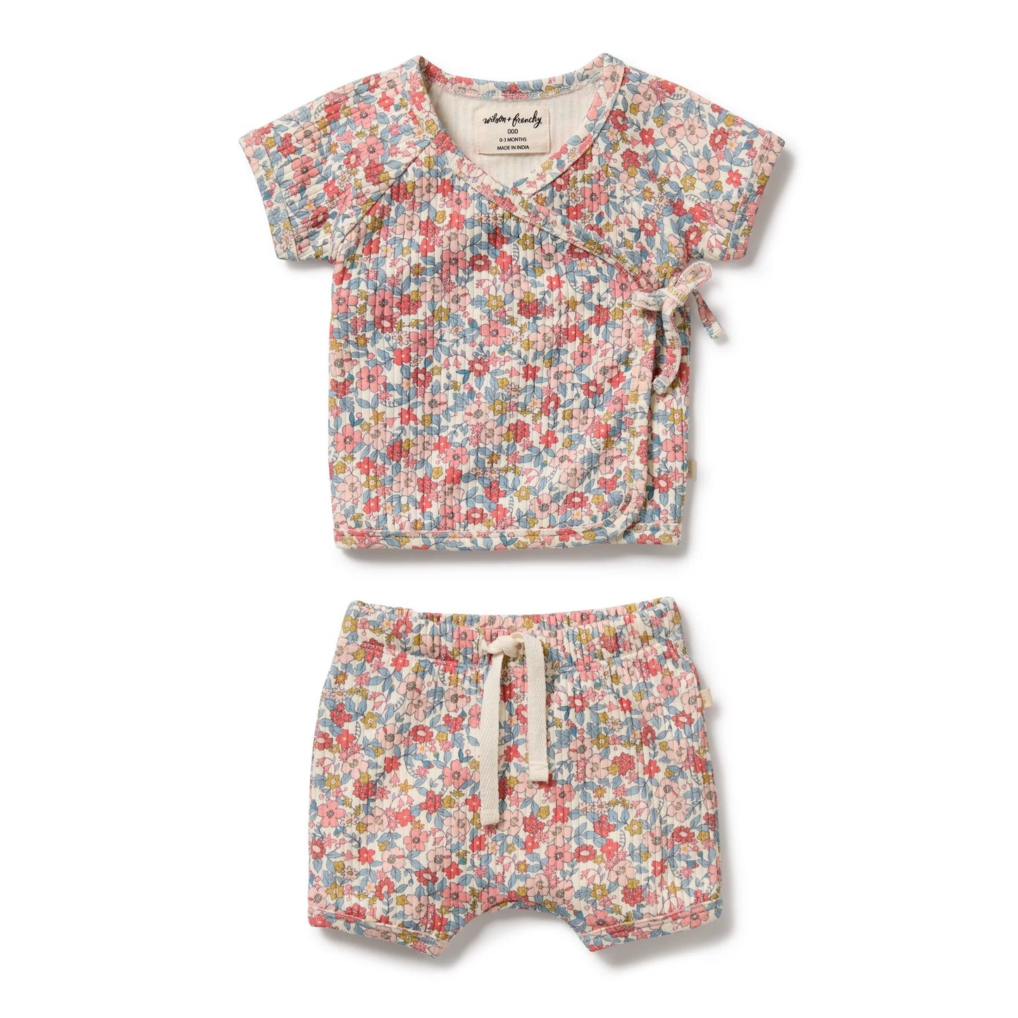 Summer Bloom Kimono Set