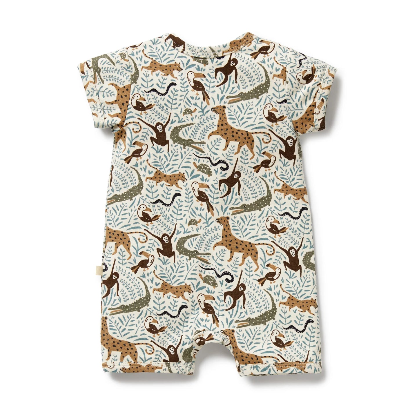 Mini Jungle Boyleg Zipsuit
