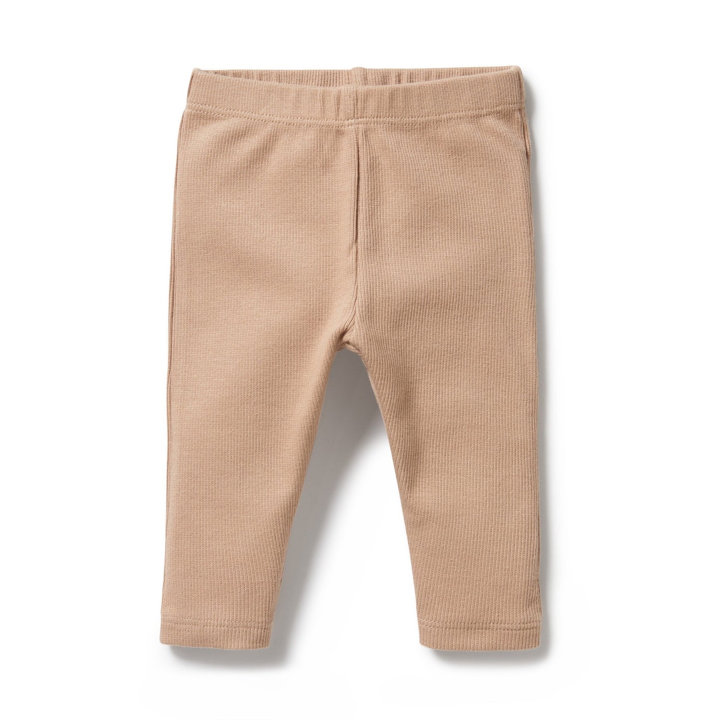 Organic Rib Legging - Fawn