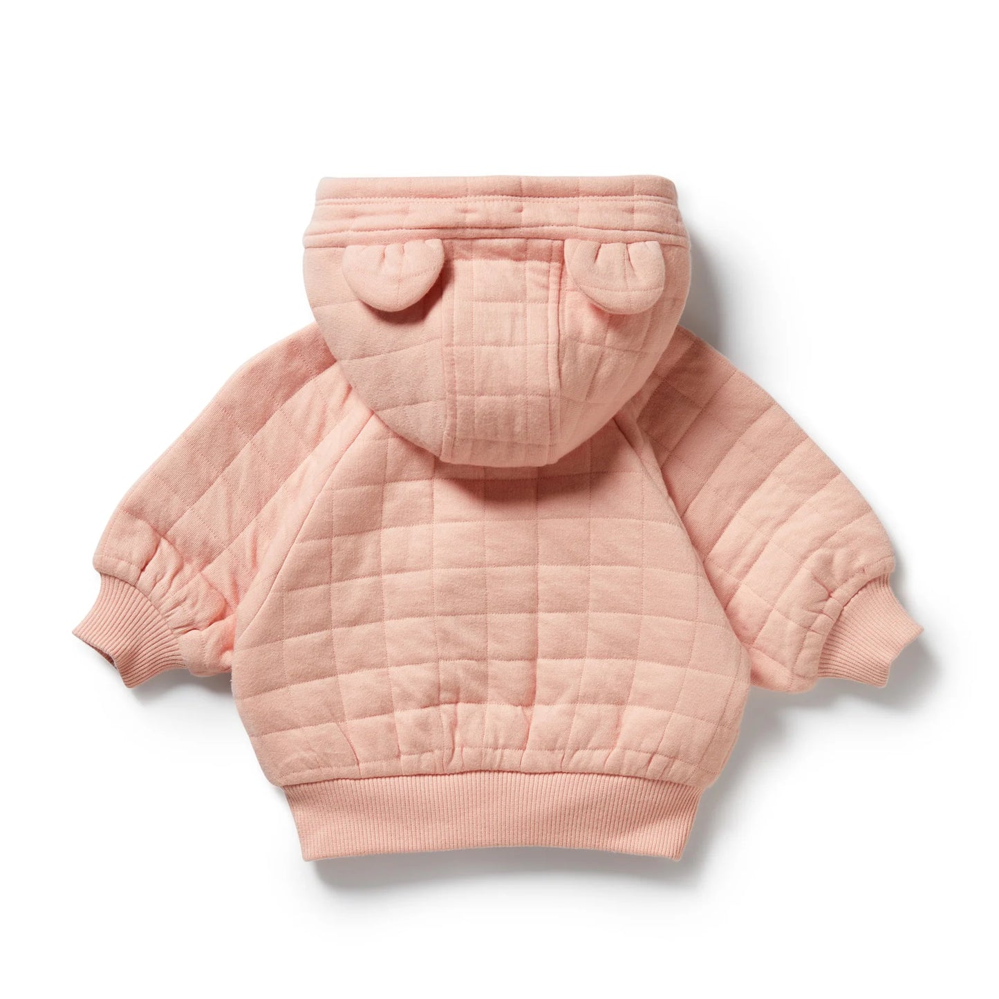 Organic Quilted Jacket - Pretty Pink