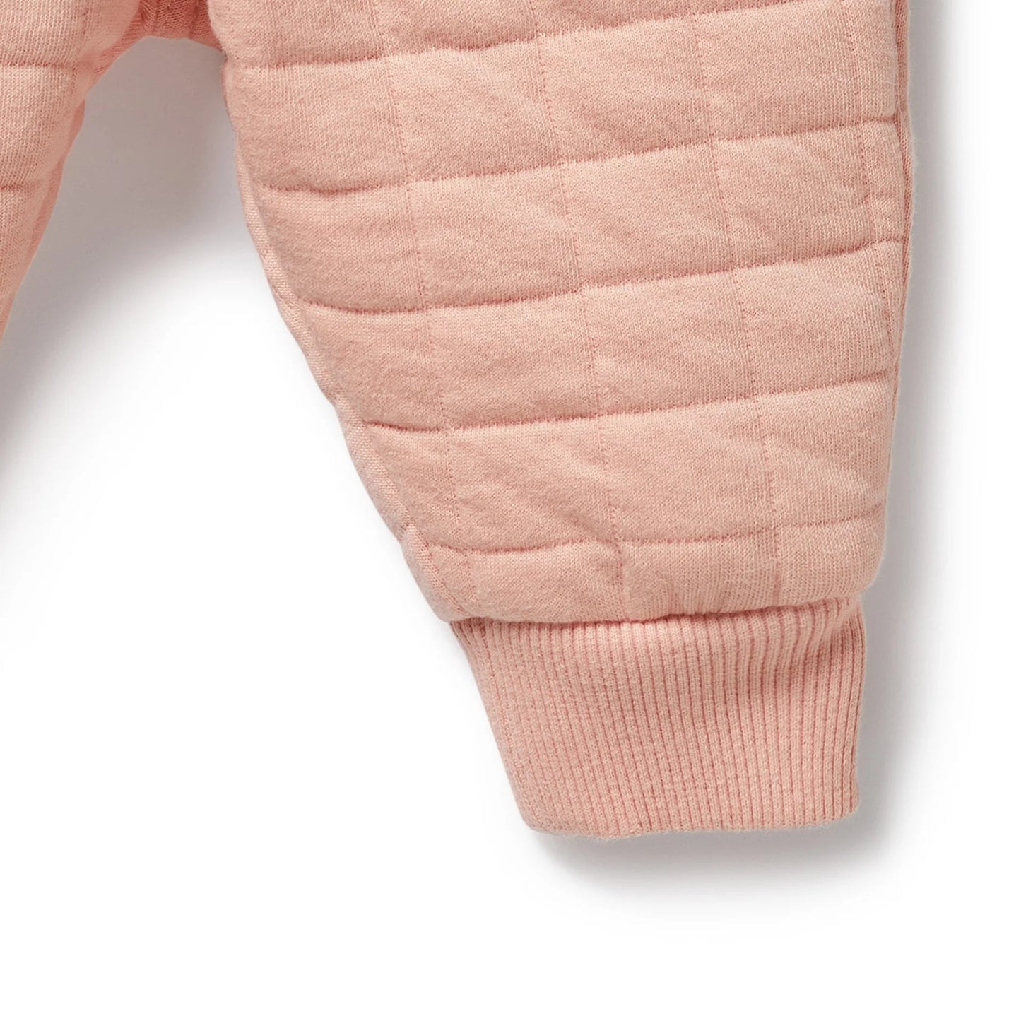 Qrganic Quilted Sweat Pant - Pretty Pink