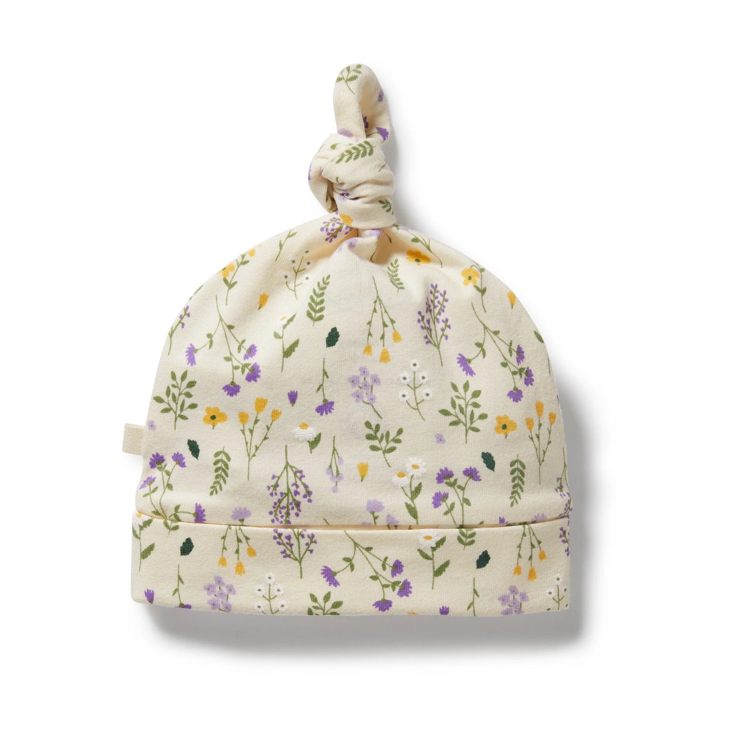 Organic Knot Hat - Bella Floral