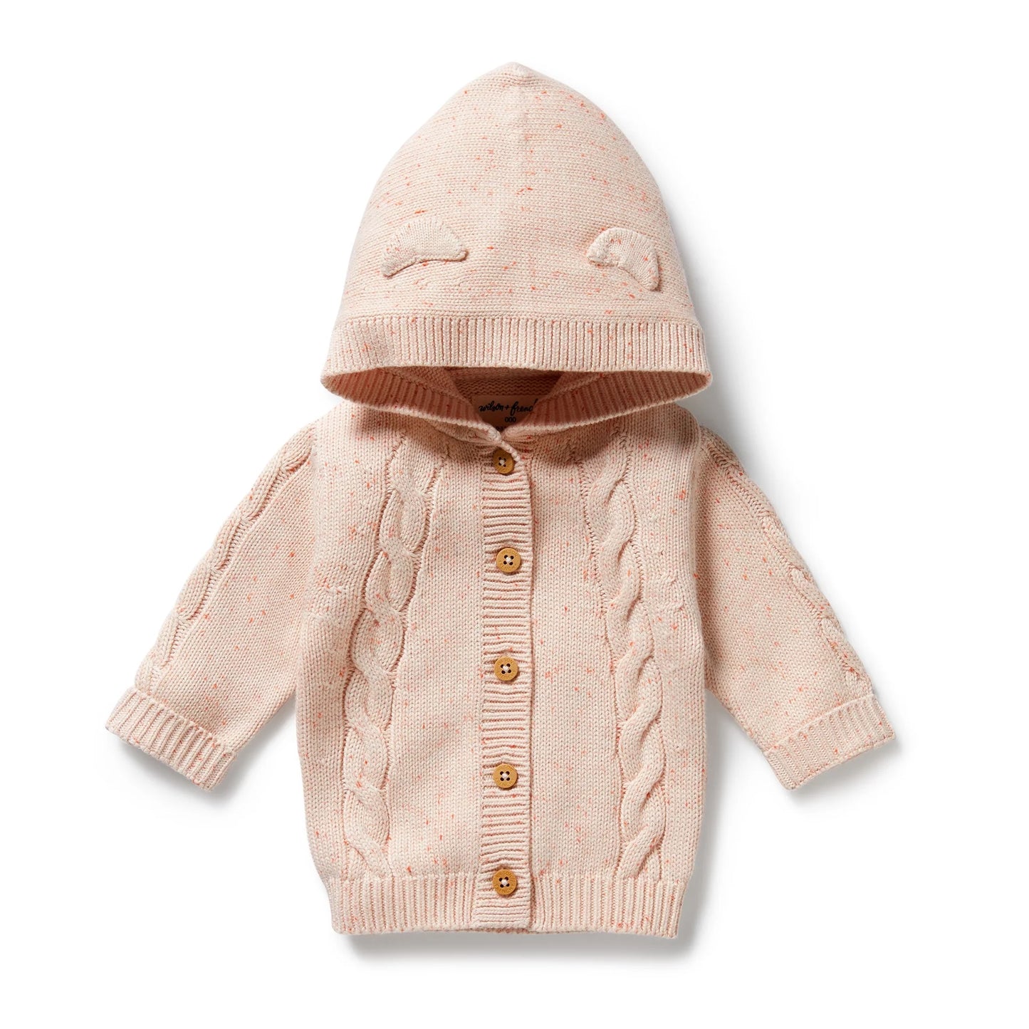 Knitted Cable Jacket - Fairy Floss