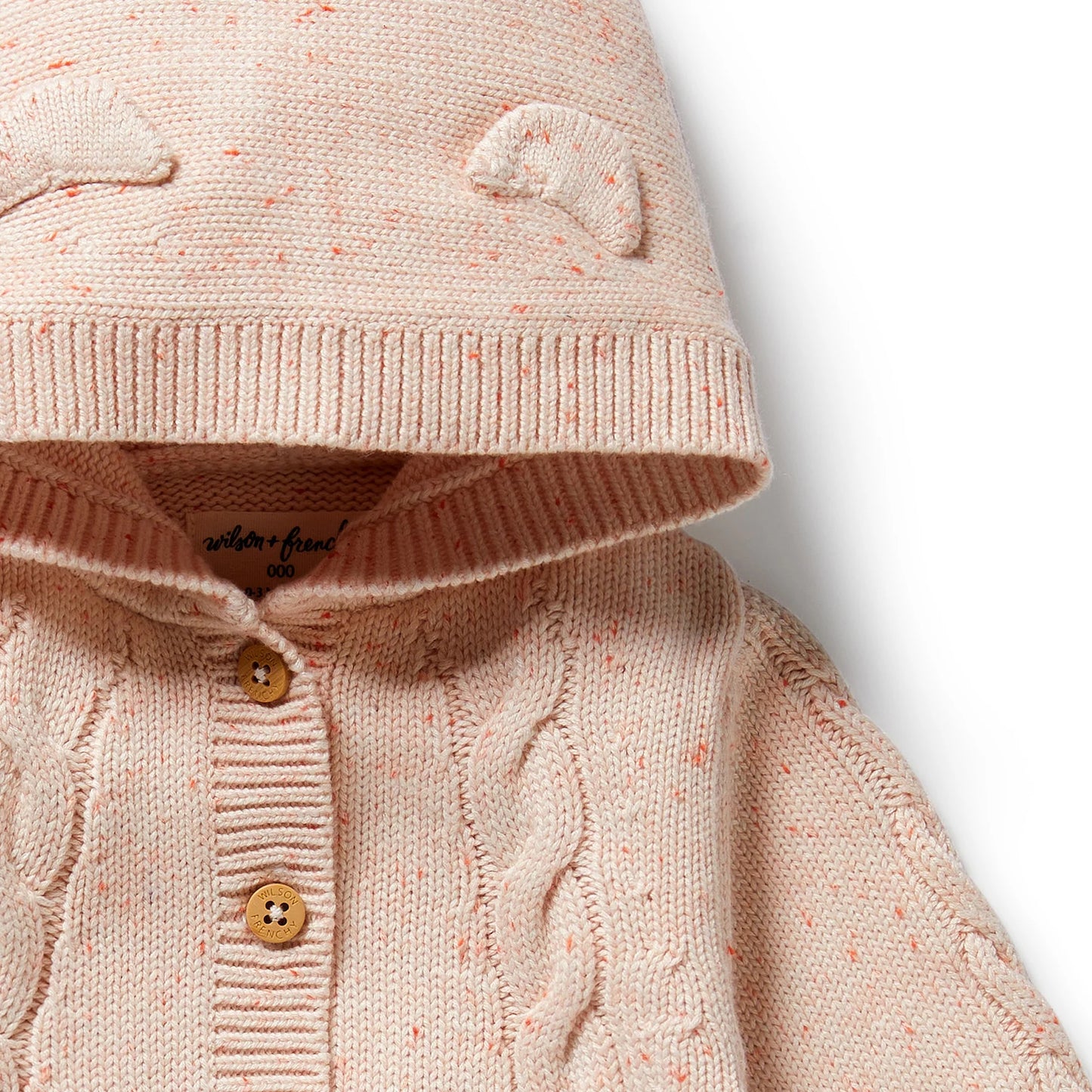 Knitted Cable Jacket - Fairy Floss