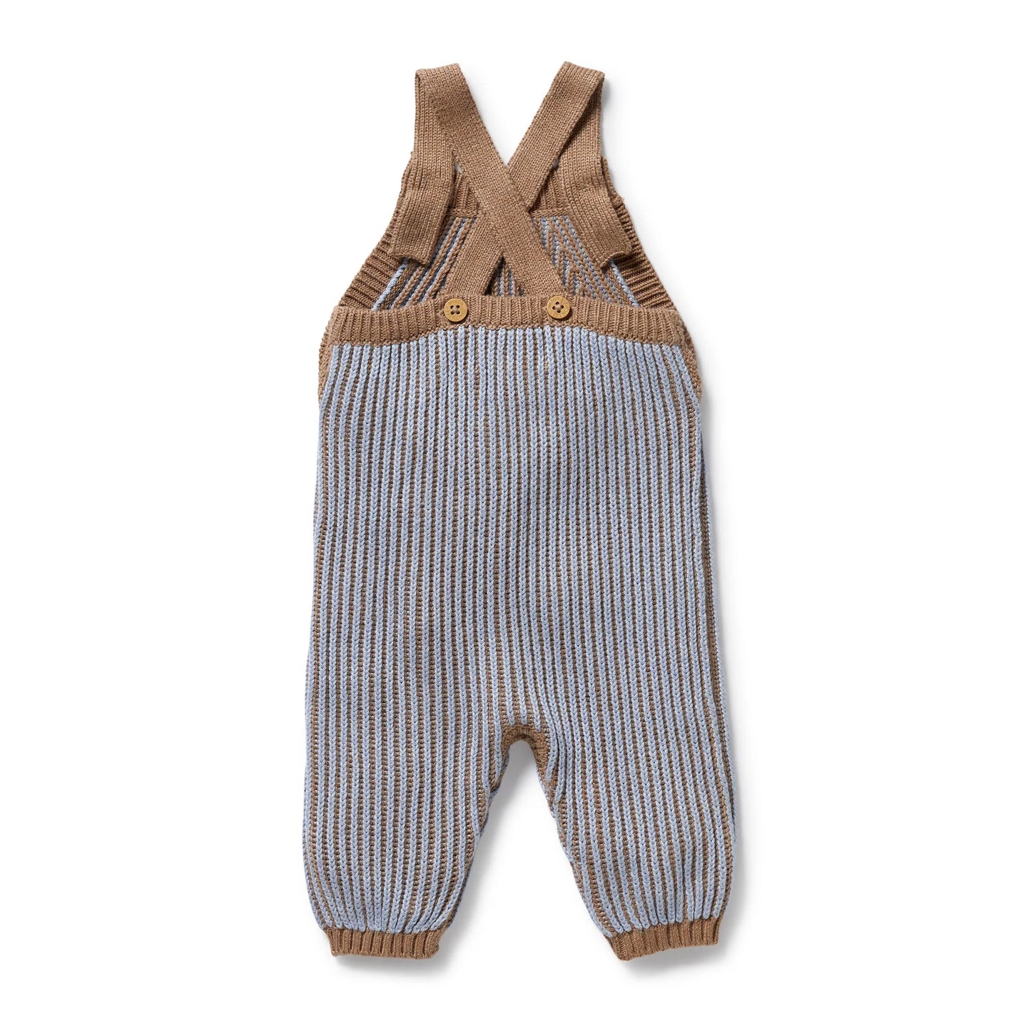 Coco And Blue Speckle Organic Knitted Overall