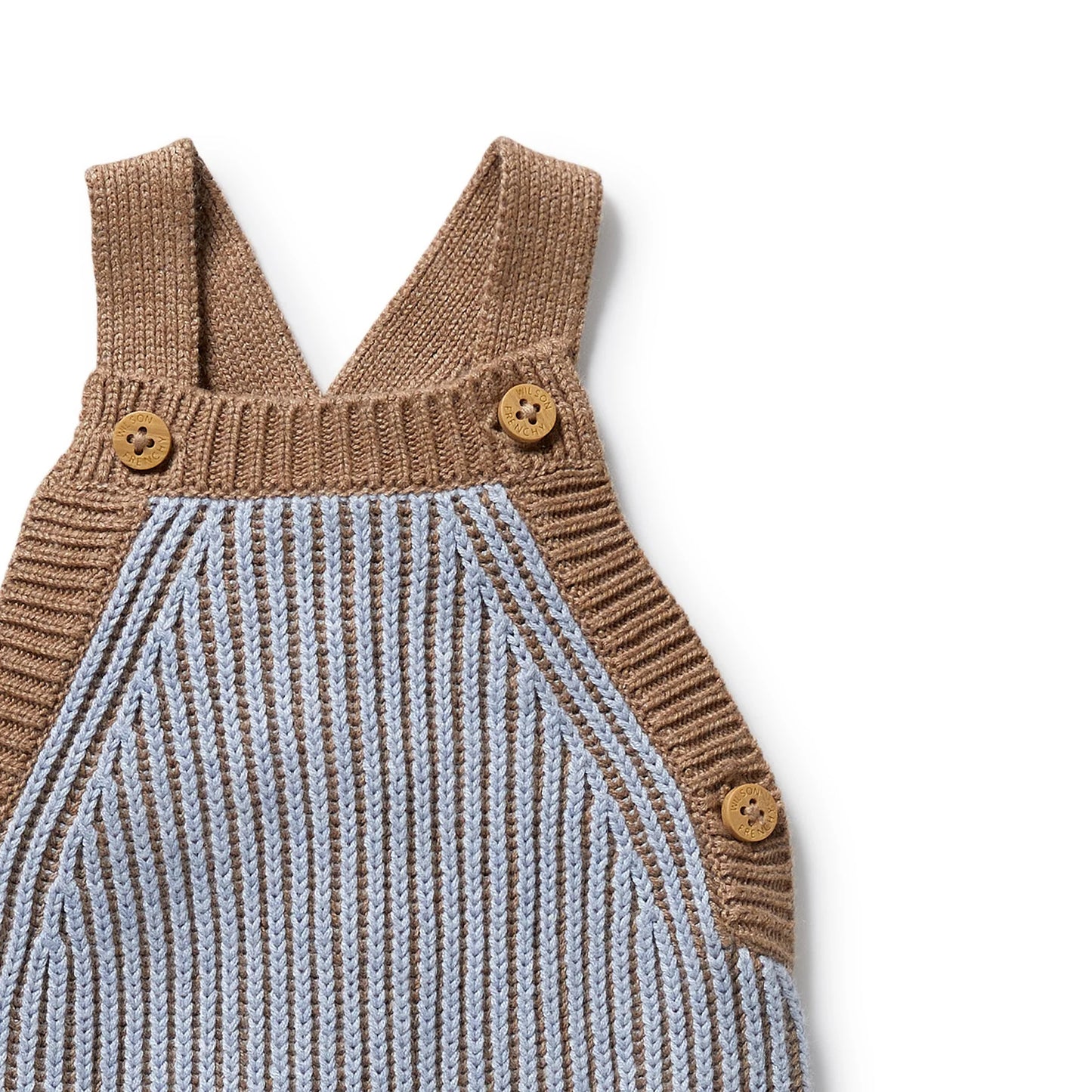 Coco And Blue Speckle Organic Knitted Overall