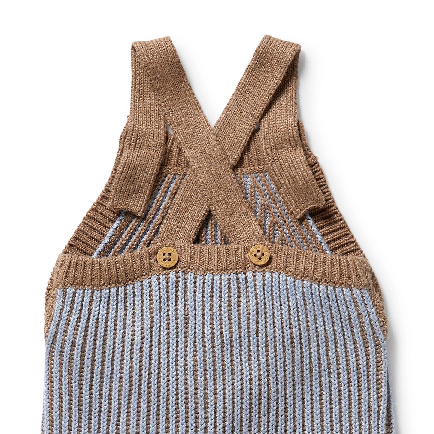 Coco And Blue Speckle Organic Knitted Overall