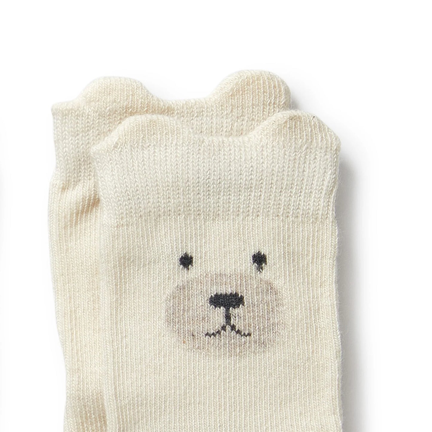 Organic 4Pkt Baby Socks Buttermilk, Oat, Cloud, Walnut