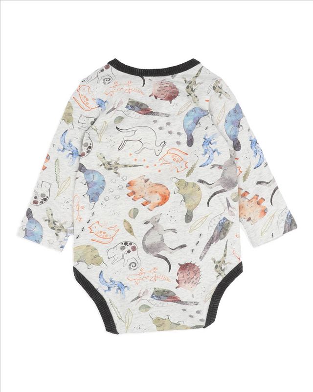 Outback Adventure Print L/S Bodysuit