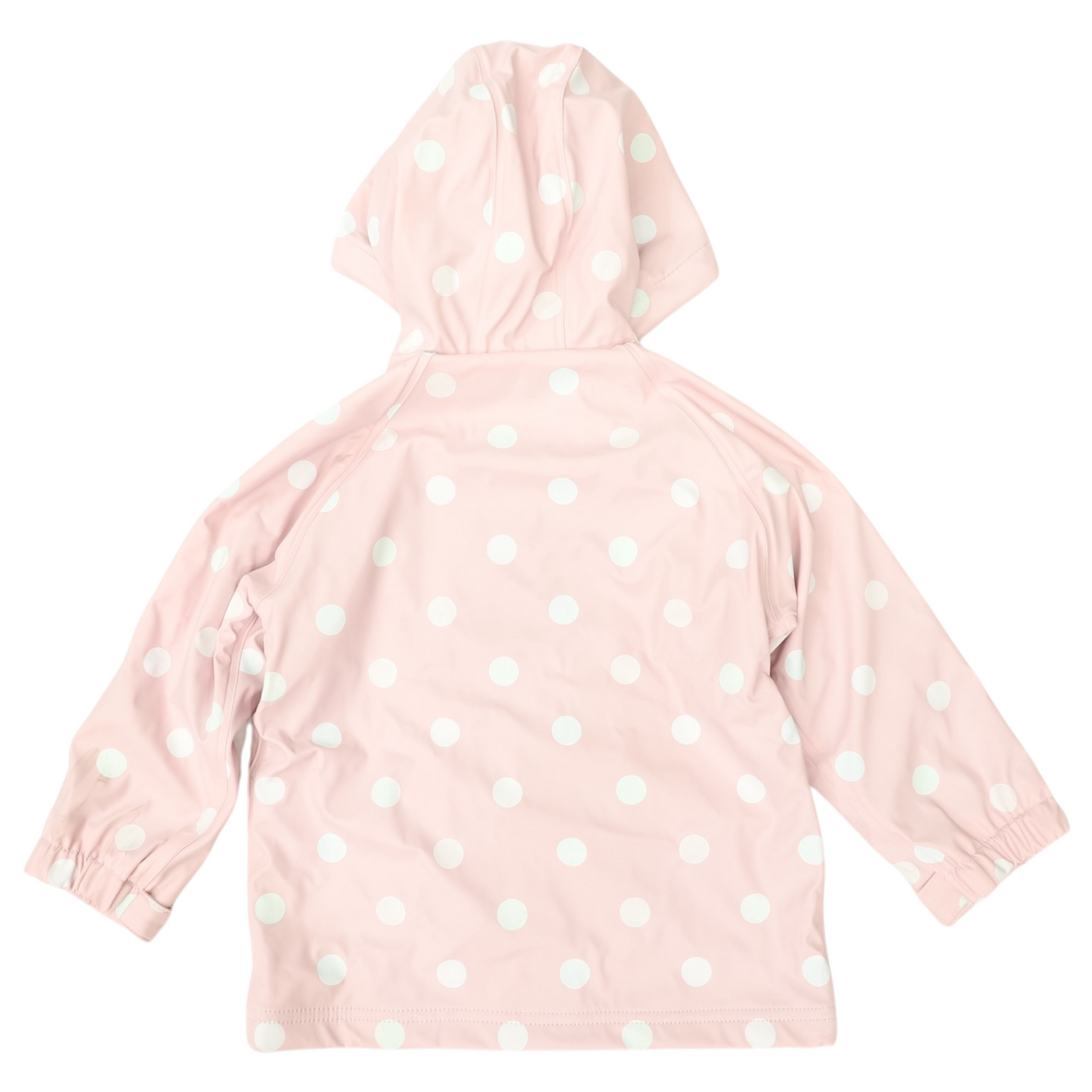 Polkadot Colour Change Raincoat - Pink