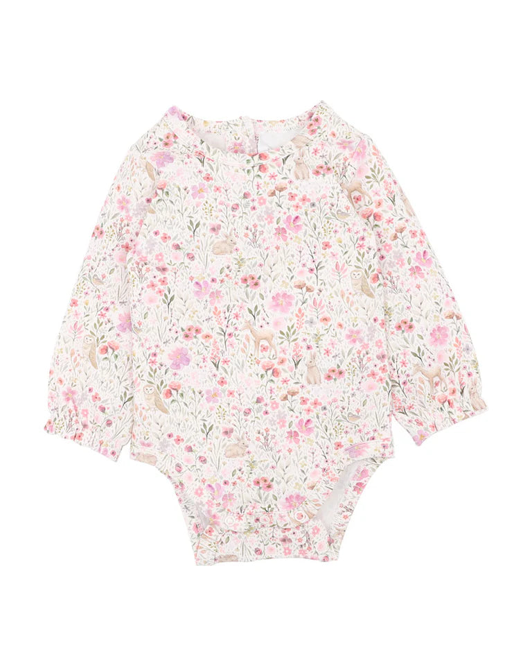 Flossy Print Bodysuit