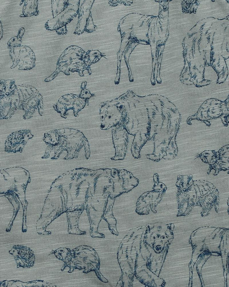 Myles Print Bunny Rug