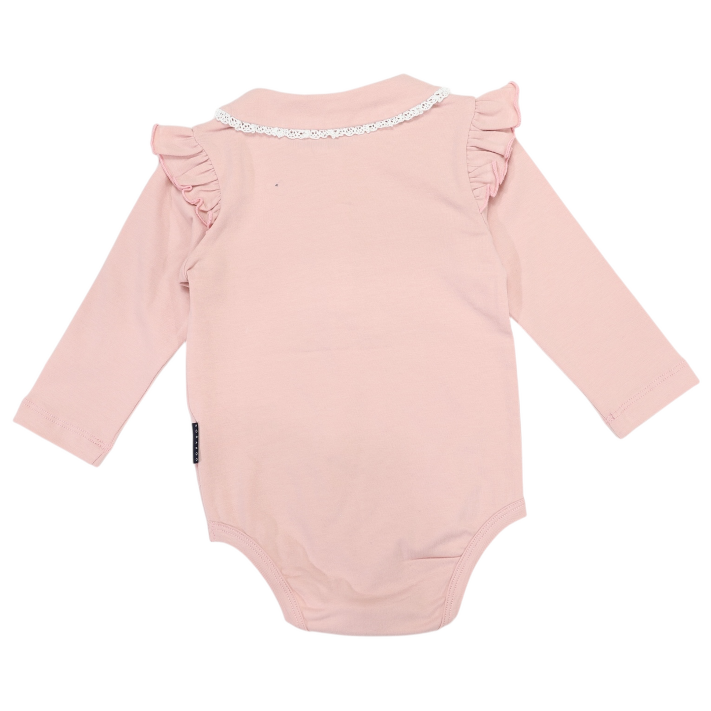 Collared Bodysuit - Dusky Pink