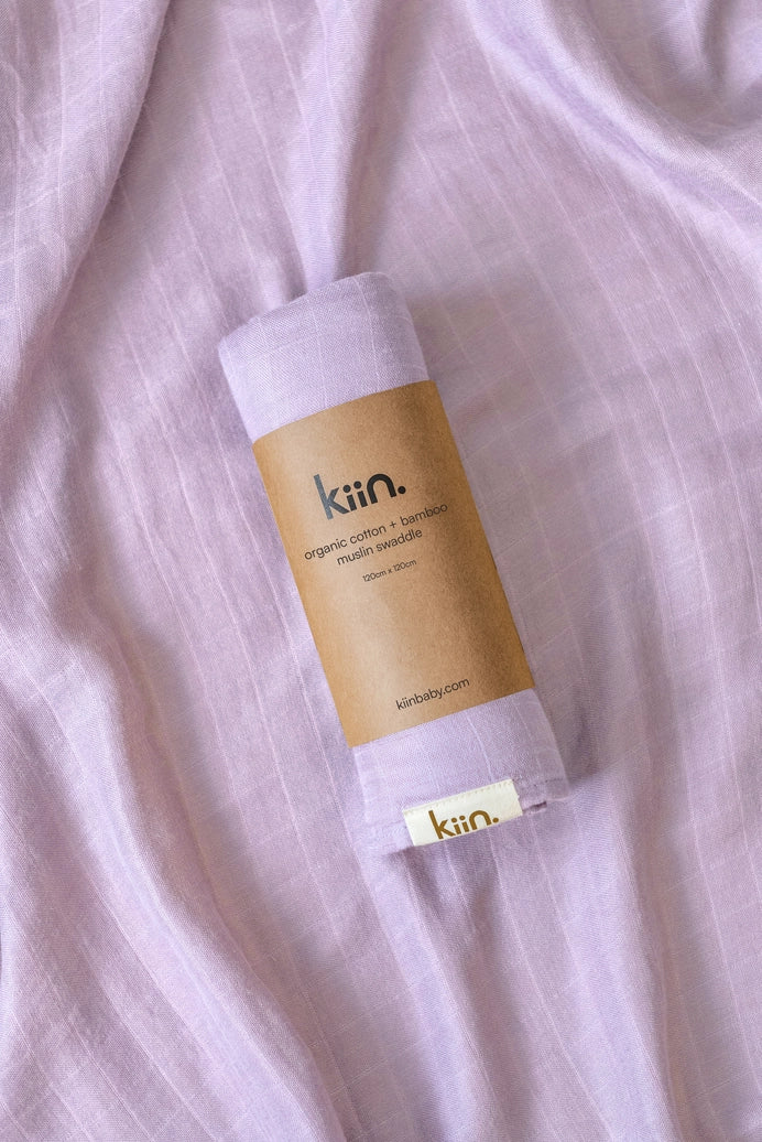 Organic Swaddle - Lilac