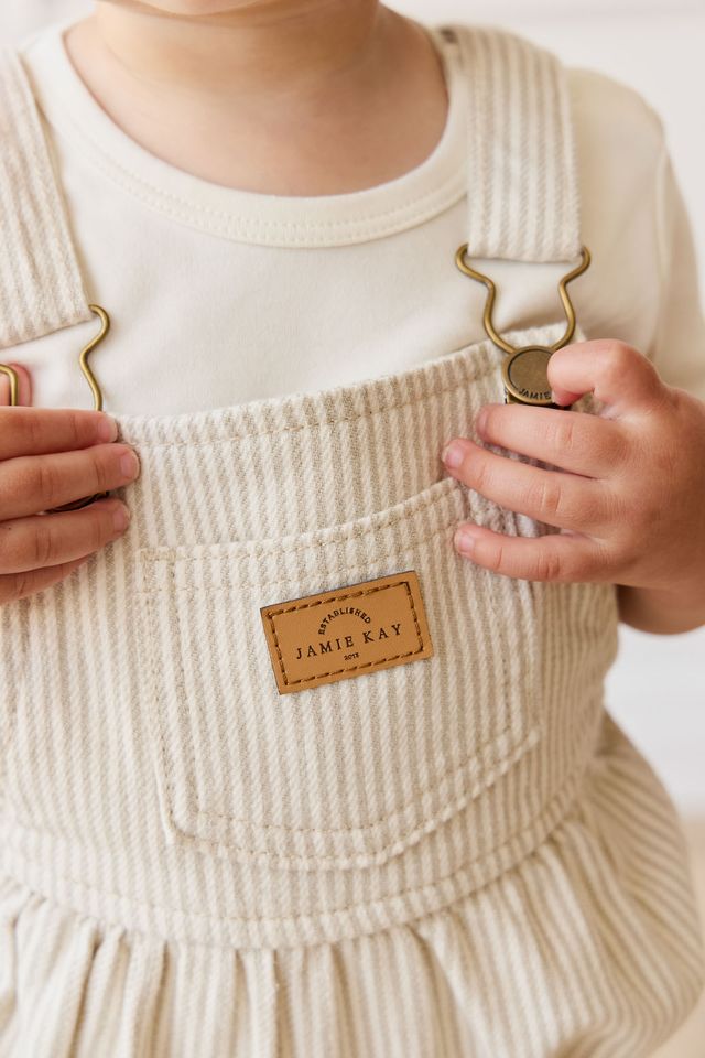 Pax Playsuit - Sandy Brown/Cloud Stripe