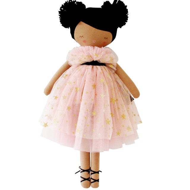 Halle Ballerina Doll 48cm - Darker Brown & Ebony