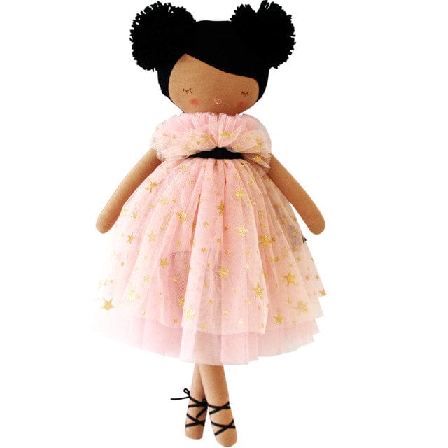 Halle Ballerina Doll 48cm - Darker Brown & Ebony