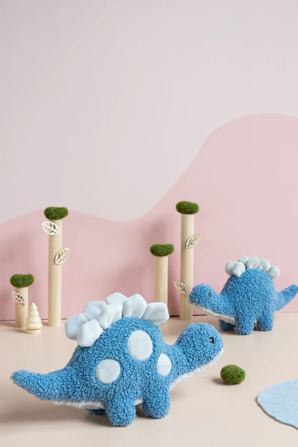 Baby Stu Stegosaurus - Blue