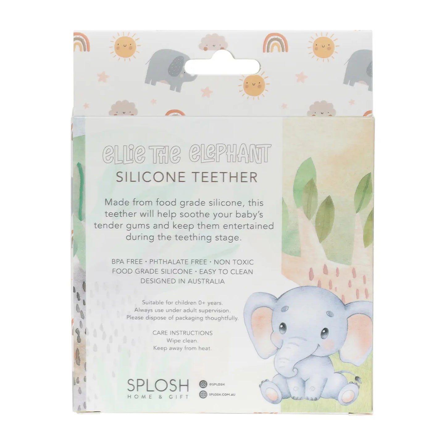 Baby Elephant Silicone Teether