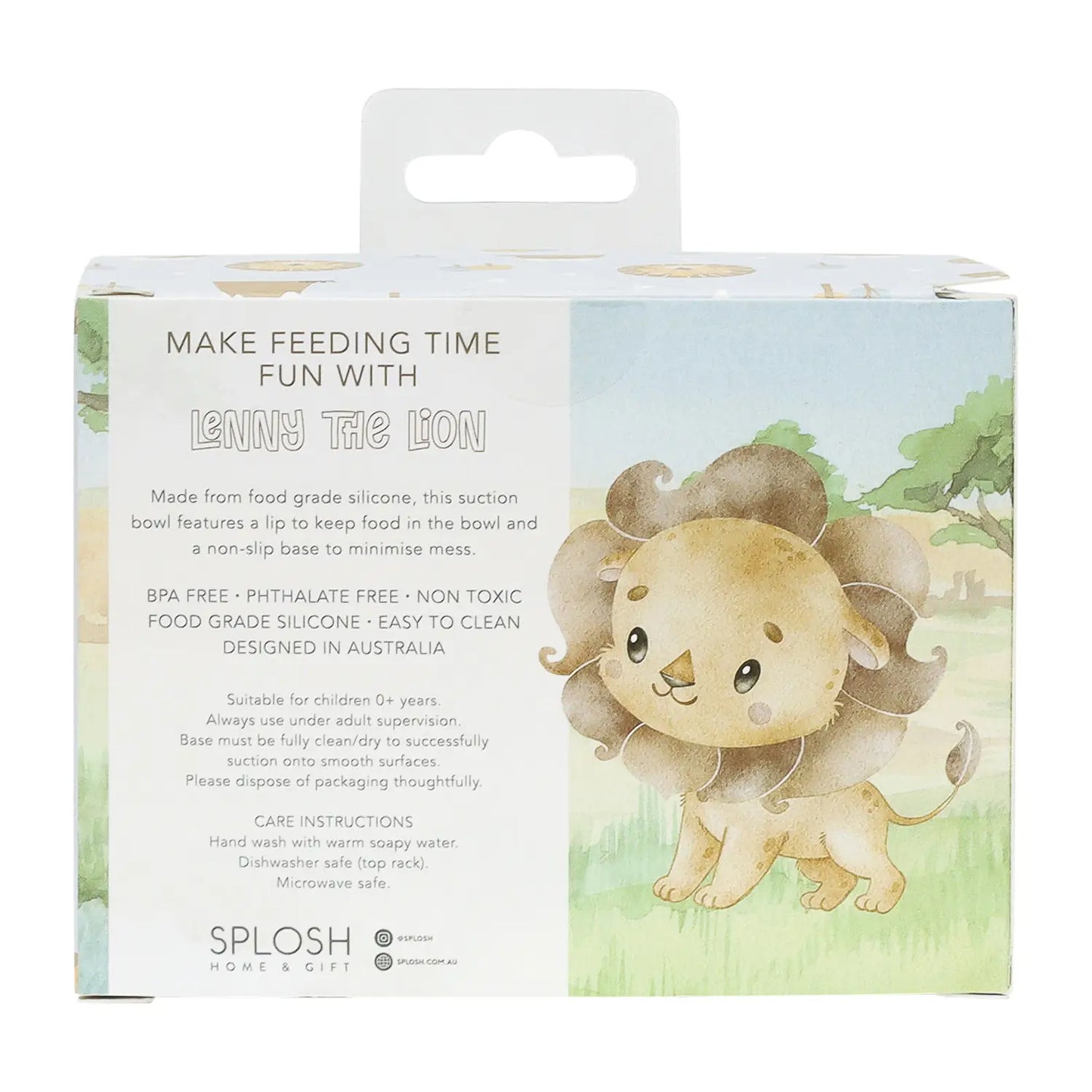 Baby Lion Silicone Bowl