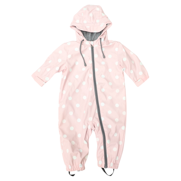 Polkadot Colour Change Rain Suit - Pink