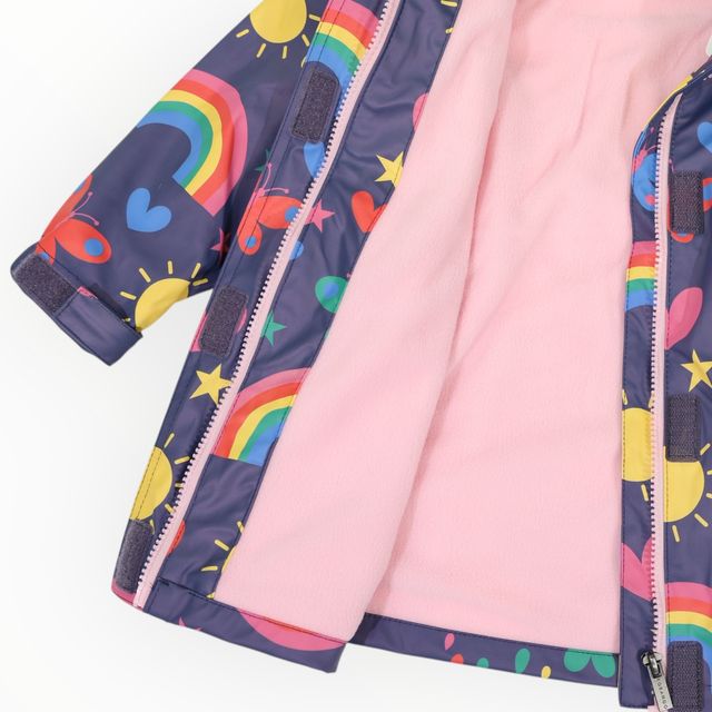 Raincoat Spring Rainbow - Navy