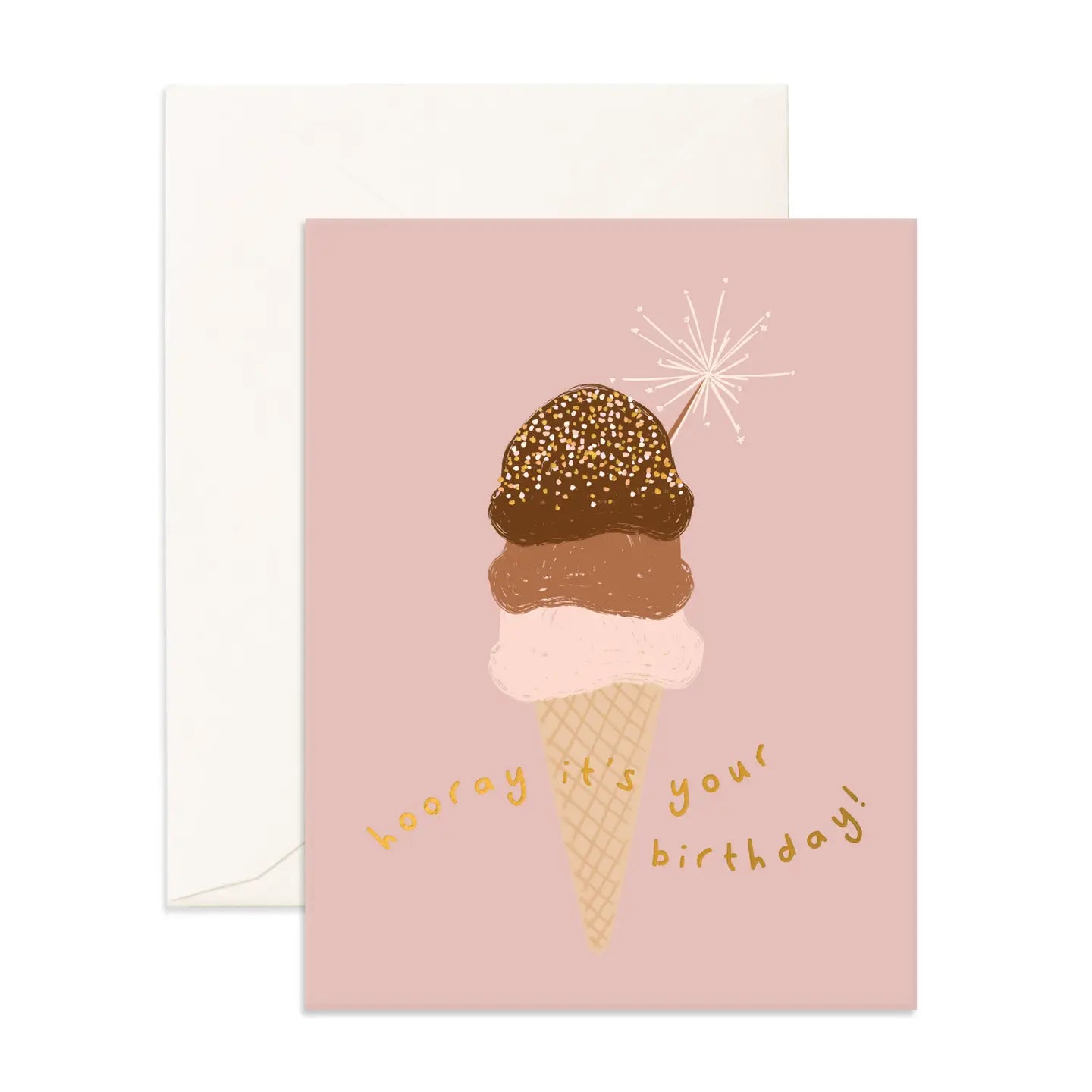 Card - Birthday Sprinkle Cone