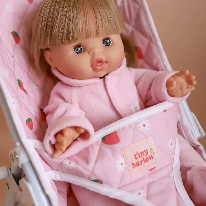 Folding Dolls Stroller - Strawberry Picnic