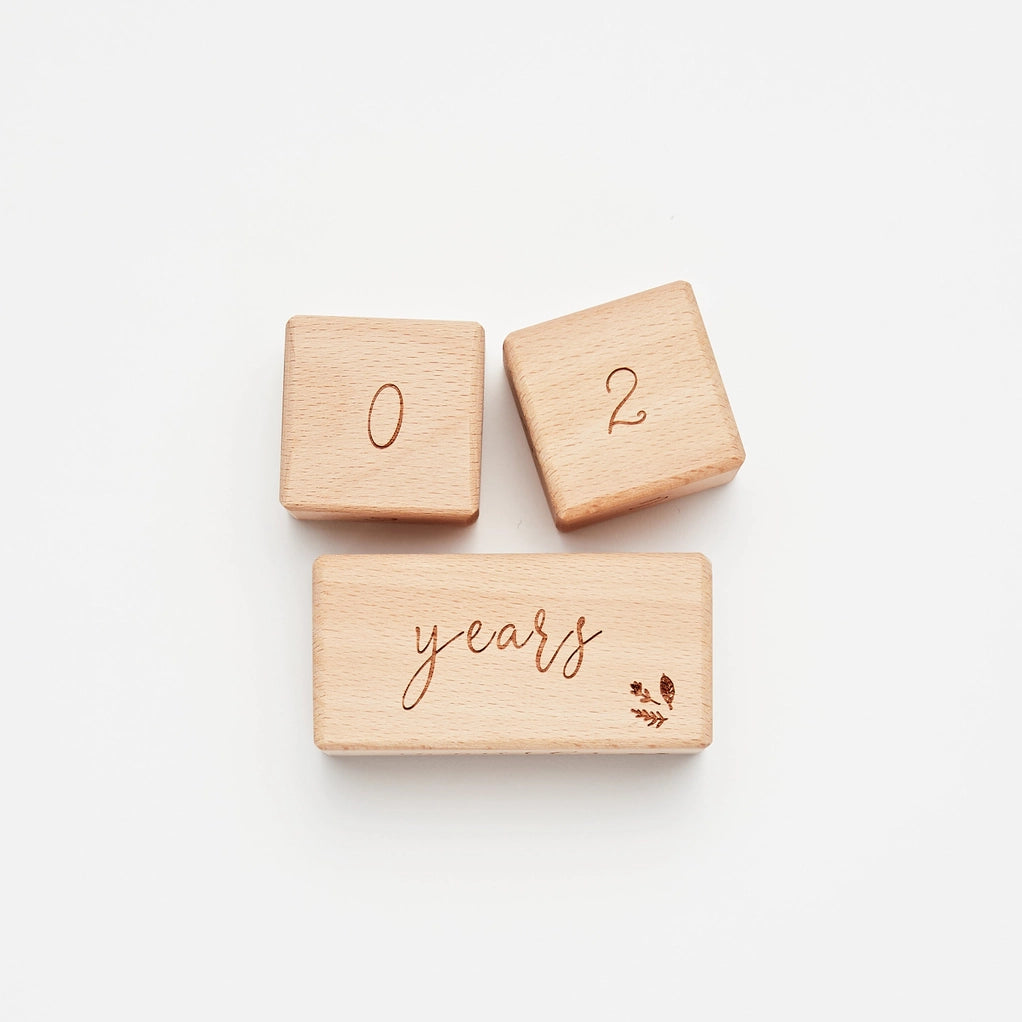 Milestone Wooden Block Set