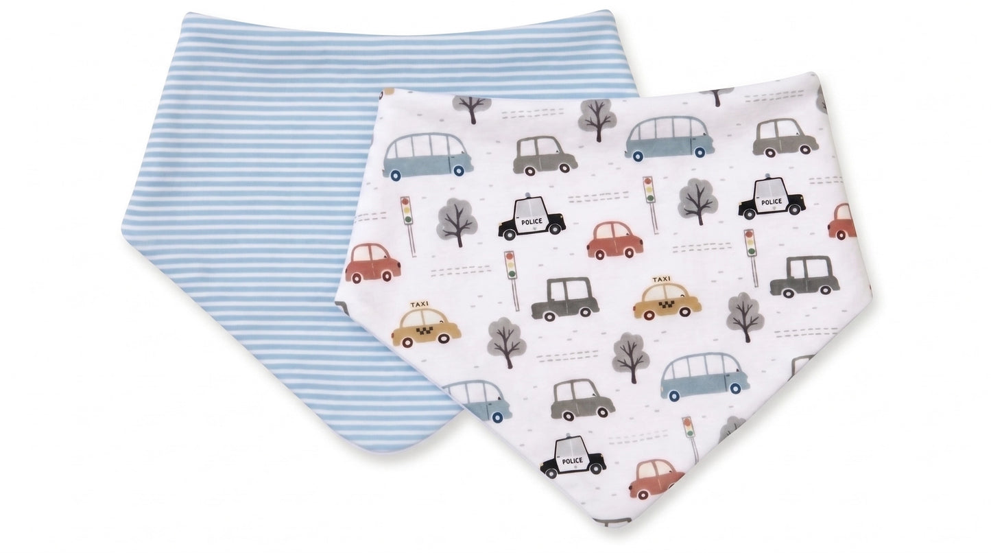 Bandana Bibs 2pk - City Patrol