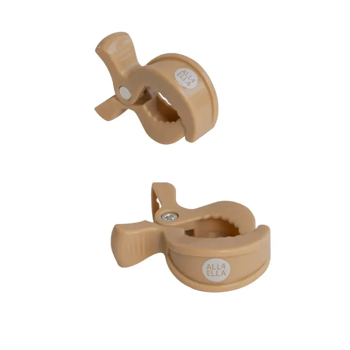 Pram Pegs 2 Pk - Sand