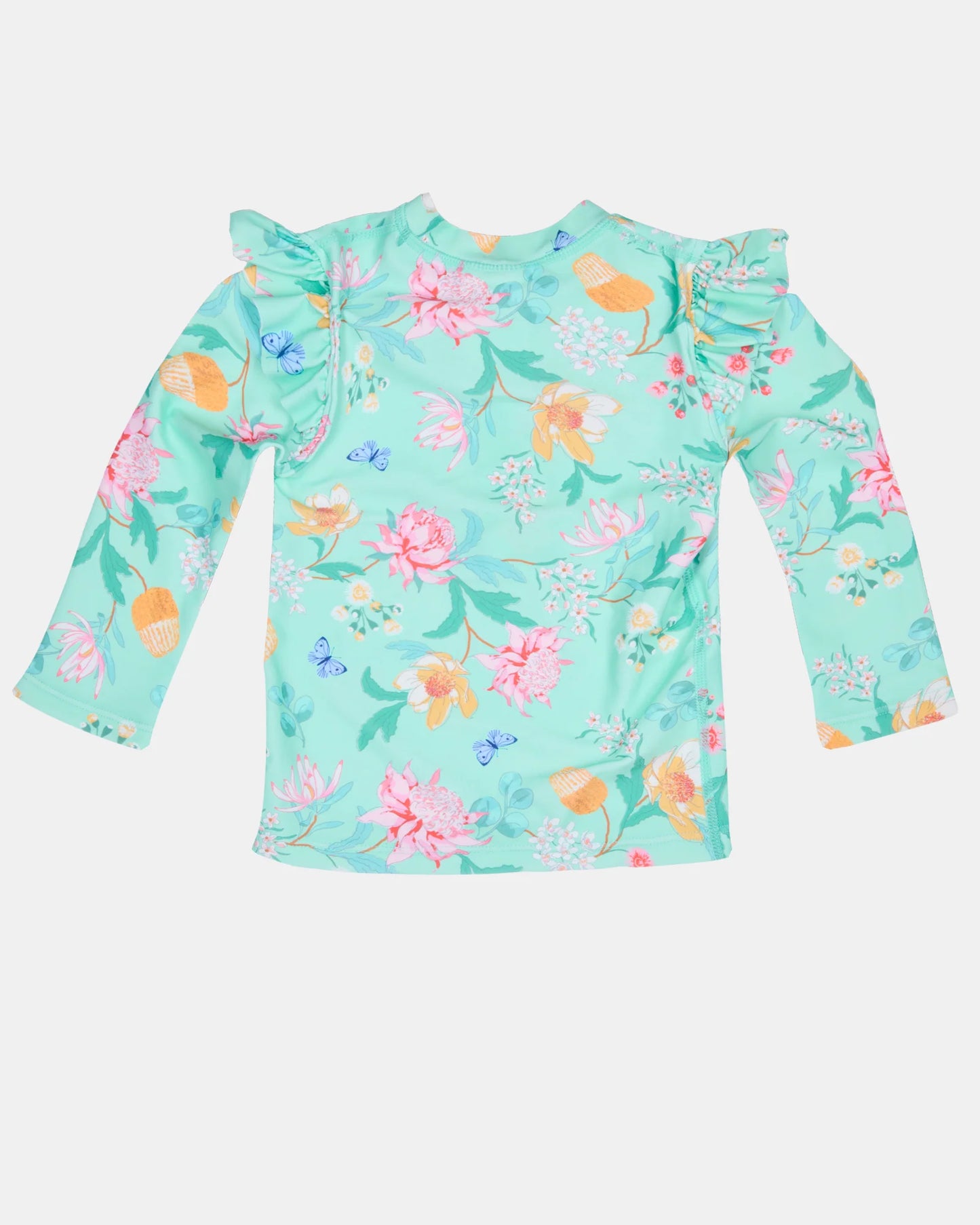 Toshi Swim Rashie L/S - Waratah Mint
