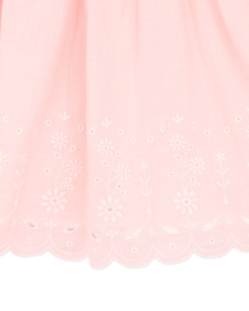 Chelsea Broderie Hem - Pink