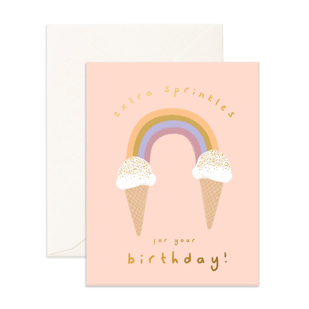 Card - Extra Sprinkles Rainbow