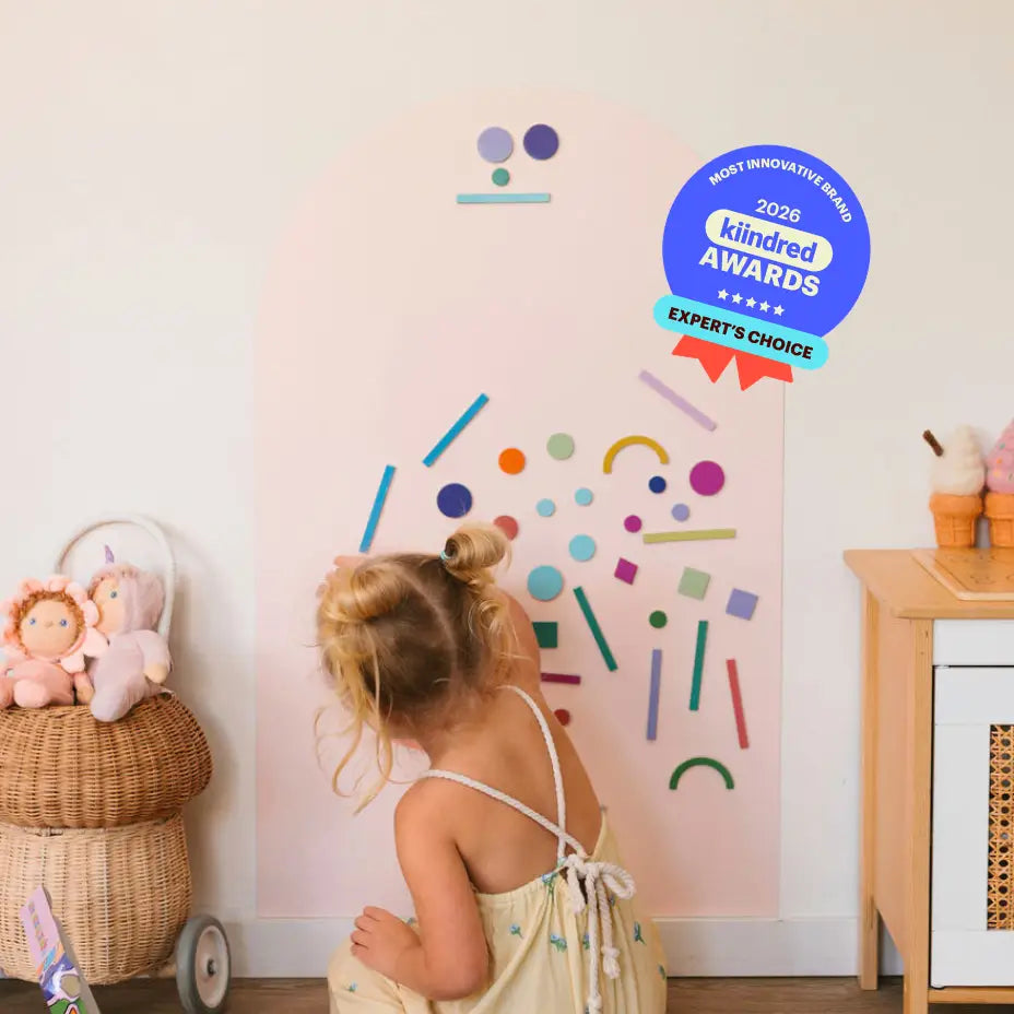 Magnetic Playwall™ | Magnetic Wall Decal For Kids & Playrooms - Rose