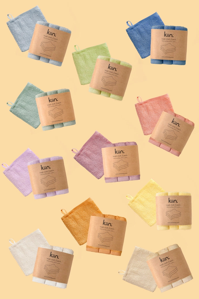 Wash Cloth 3pk - Blue Shadow