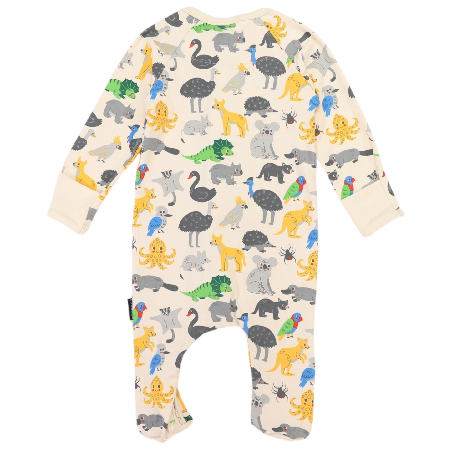 Australian Animal Zip Onesie - Beige