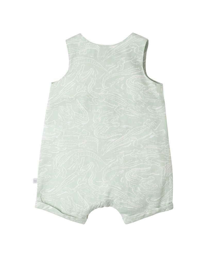 Croc Print Romper