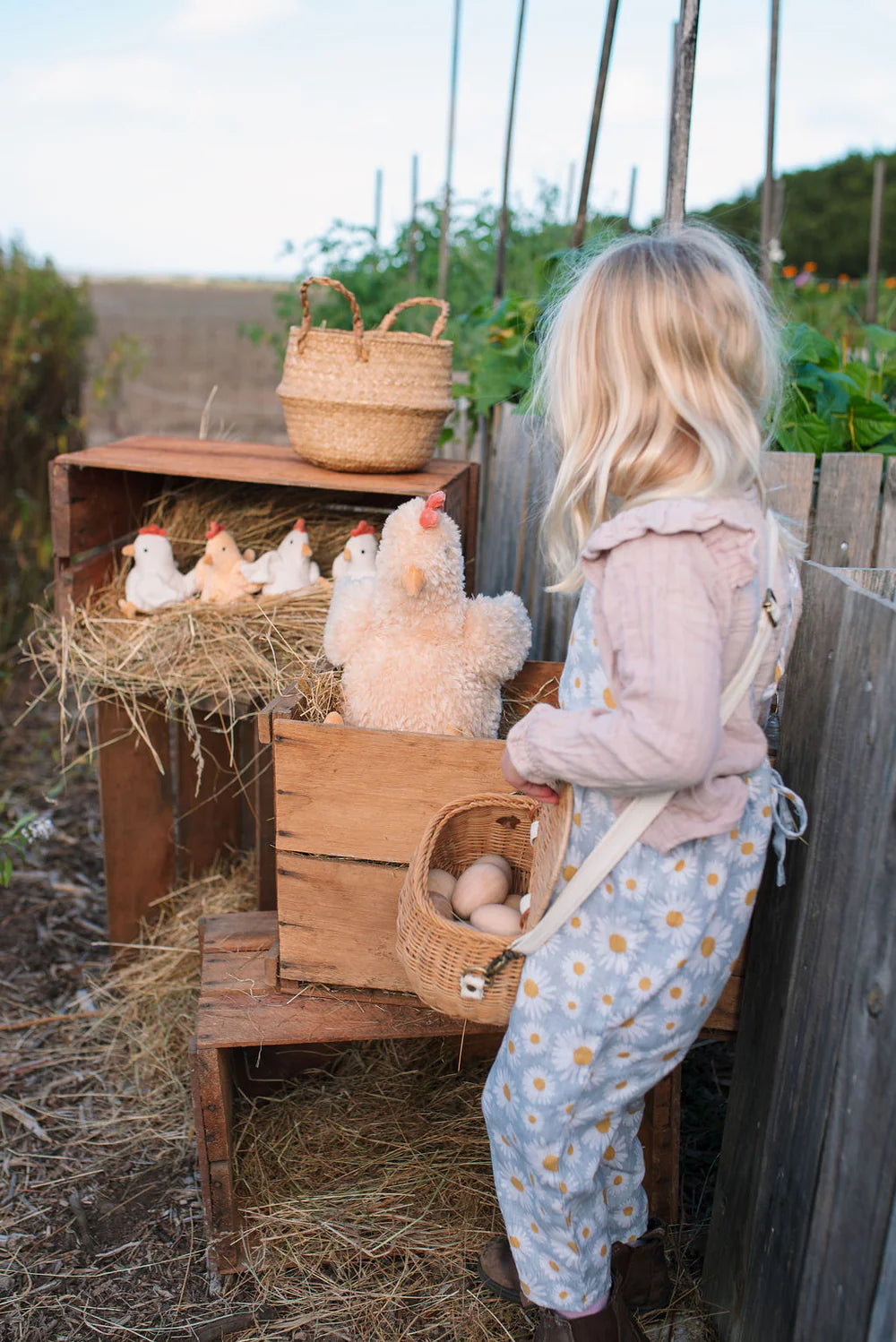 Harriet the Hen Rattle (Honey)