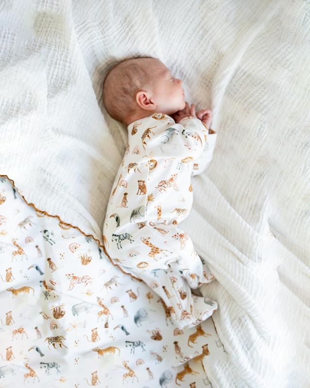 Billie L/S Zipsuit - Billie Print