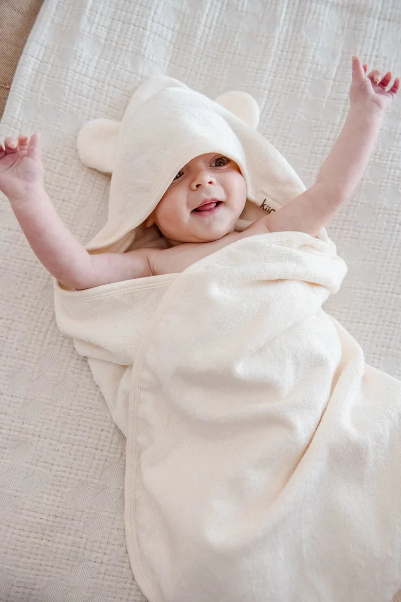 Hooded Towel - Ivory