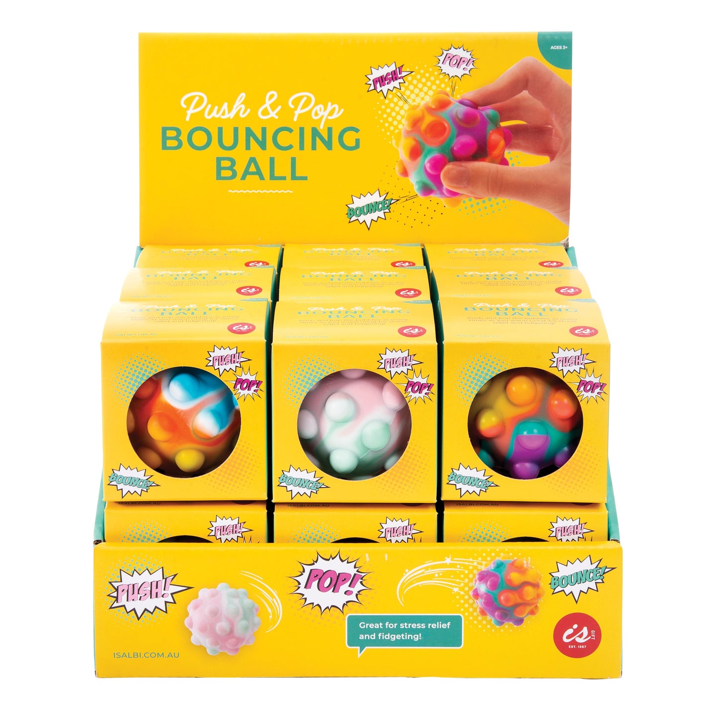 Push and Pop Balls Assorted
