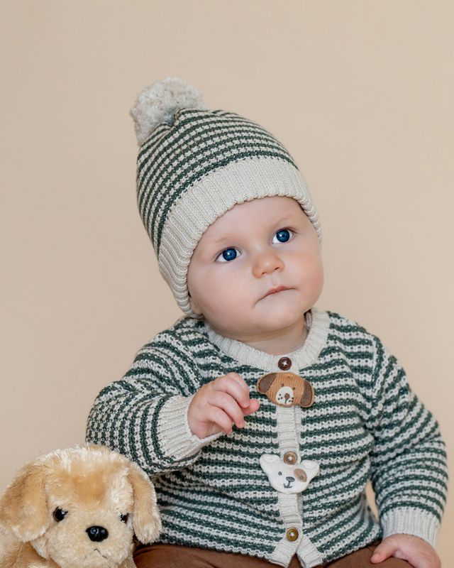 Knitted Beanie - Otto Stripe