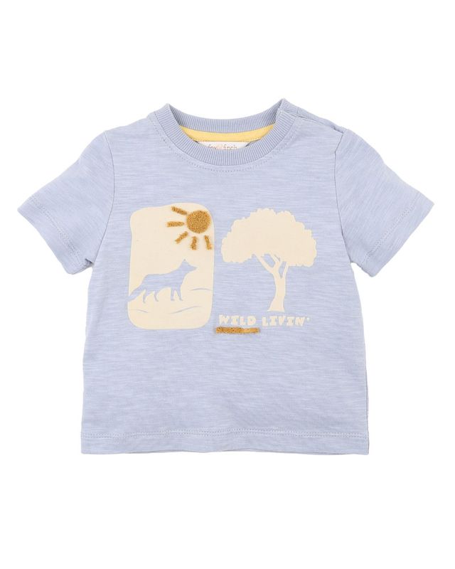 Born To Be Wild Tee - Chalk Blue