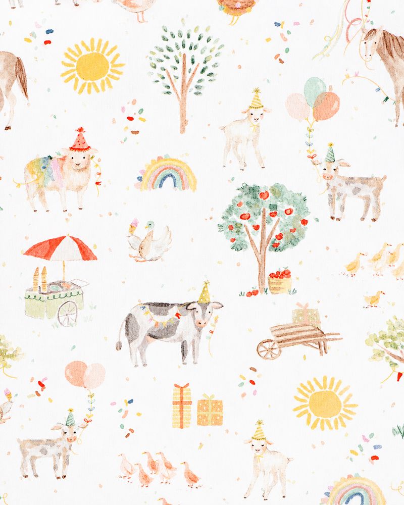 Scout S/S Zip Romper - Scout Print