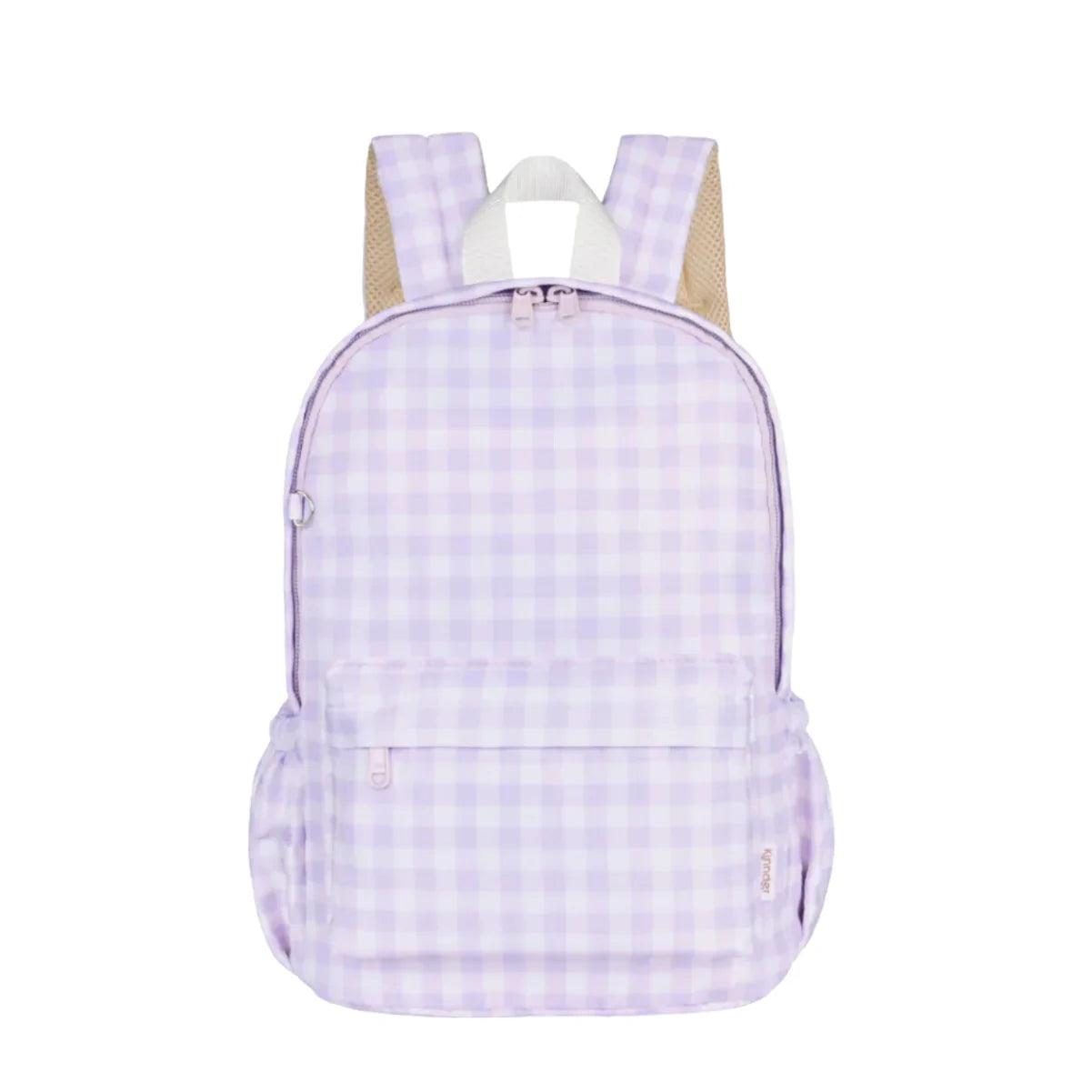 Mini Toddler Daycare Backpack - Lilac Gingham