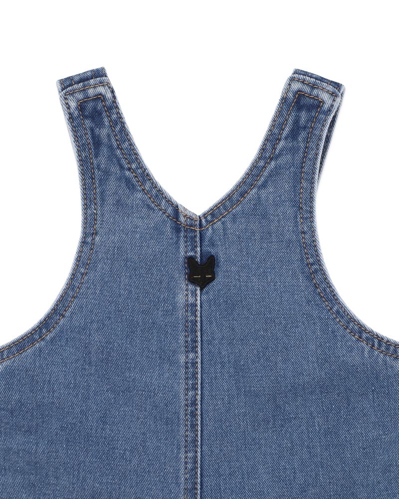 Fox Denim Overalls - Indigo