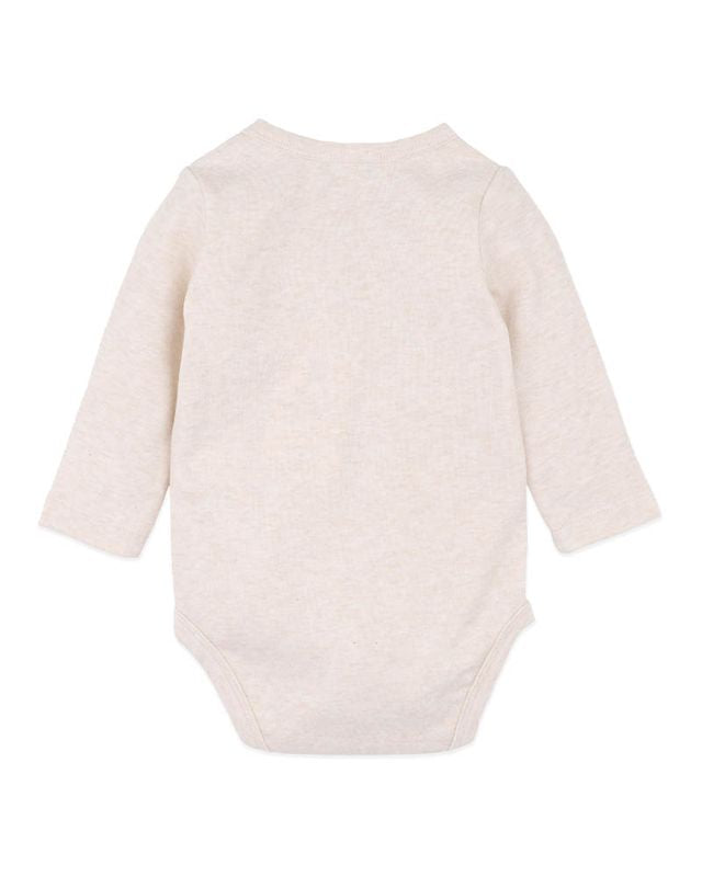 Otto Dogs L/S Bodysuit - Natural Marl